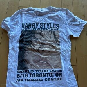 White Harry Styles Concert T-Shirt